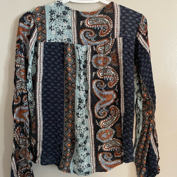 (M) Ardene Block Paisley Shirt - Picture 2 of 2